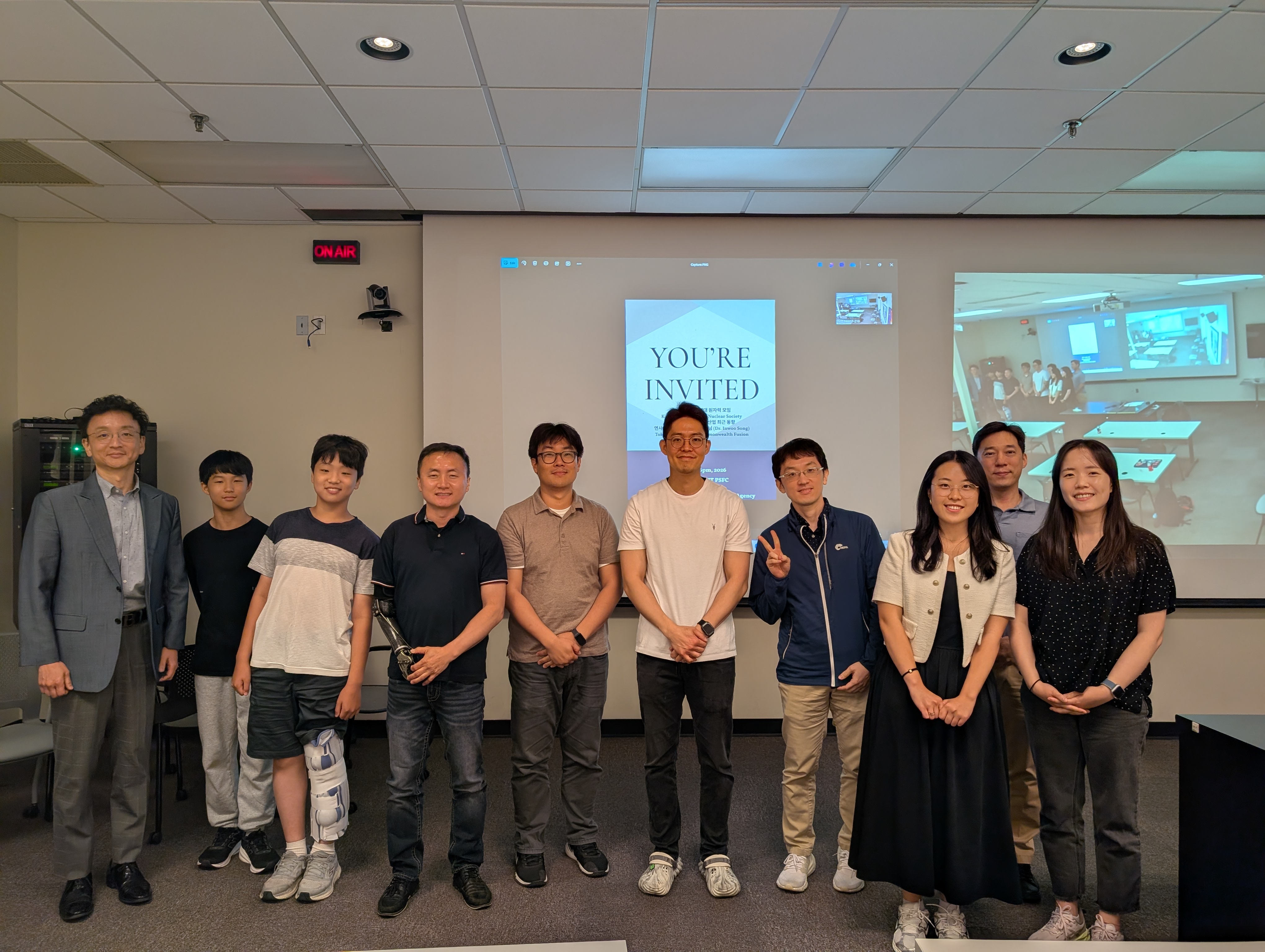 Group photo after the seminar